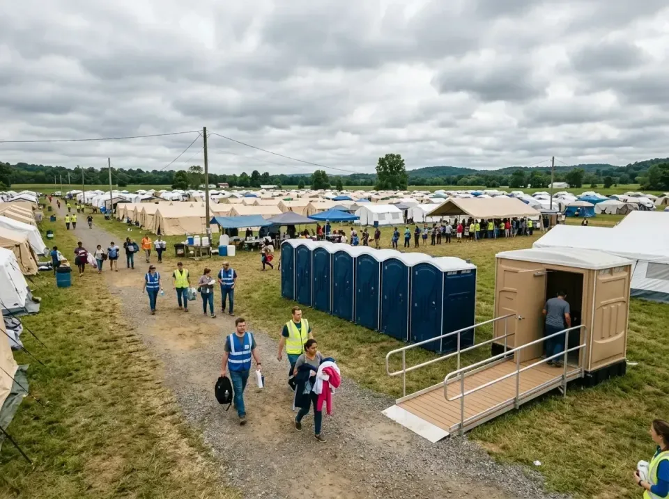 disaster-relief-camp-restrooms-010 — frequently asked questions, Dumpster & Portable Bathrooms Rental in Big Lake, MN